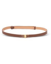 Elisabetta Franchi - Logo-Plaque Belt - Lyst