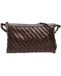 Benedetta Bruzziches - Pondy Woven Leather Shoulder Bag - Lyst