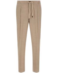 Incotex - Modello Pleat Drawstring Tailored Trousers - Lyst
