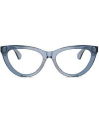 Burberry - Cat-Eye Glasses - Lyst
