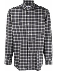 Barba Napoli - Plaid-Check Print Shirt - Lyst