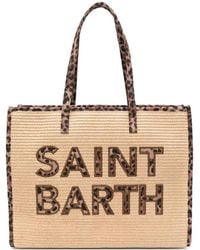 MC2 Saint Barth - Vivian Logo-Patch Shoulder Bag - Lyst