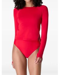 Watskin - Sasha Side-Zip Long-Sleeve T-Shirt - Lyst