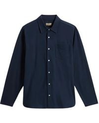 Woolrich - Jersey Overhemd Met Borstzak - Lyst
