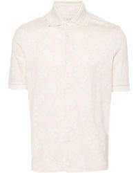 Paul Smith - Floral-jacquard Cotton Shirt - Lyst