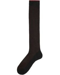 Gallo - Ribbed Cotton Socks - Lyst