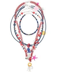 Amir Slama - Five-Strand Charm Necklace - Lyst