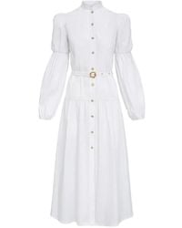 Violante Nessi - Vestido Derain Con Cinturón - Lyst