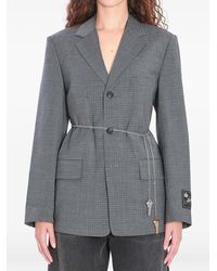 Alexander Wang - Afneembare Blazer Met Schakelketting - Lyst
