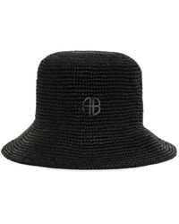 Anine Bing - Cabana Raffia Bucket Hat - Lyst