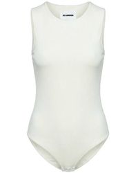 Jil Sander - Sleeveless Bodysuit - Lyst