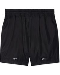Off-White c/o Virgil Abloh - Classic Swimsuit With Logo Detailing - Lyst