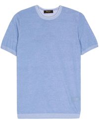 Moorer - Jude-Vcr Short-Sleeve Jumper - Lyst