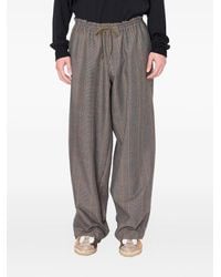 Kolor - Karierte Hose Mit Kordelzug - Lyst