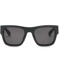 Philipp Plein - Zonnebril Met Vierkant Montuur Verfraaid Met Kristallen - Lyst