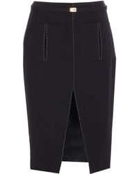 Elisabetta Franchi - Gonna Con Cintura - Lyst