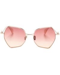 Vivienne Westwood - Hardware Orb Sonnenbrille mit sechseckigem Gestell - Lyst