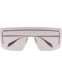 Alexander McQueen - Mask Sunglasses - Lyst