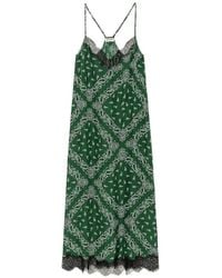 Zadig & Voltaire - Respa Silk Bandana Dress - Lyst