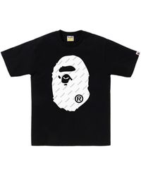 A Bathing Ape - Logo-print Cotton T-shirt - Lyst