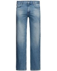 KARL LAGERFELD - Washed Straight-Leg Jeans - Lyst