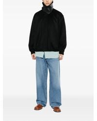 Ssstein - Mouton-Collar Padded Jacket - Lyst