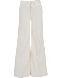 Mother - Pantaloni A Coste Con Logo - Lyst