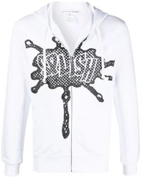 Comme des Garçons - Graphic-Print Drawstring Hoodie - Lyst