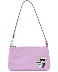 KARL LAGERFELD - K/Ikonik 2.0 Shoulder Bag - Lyst