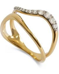 Monica Vinader - Riva Diamond Wrap Ring - Lyst