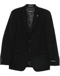KARL LAGERFELD - Single-Breasted Buttoned Blazer - Lyst
