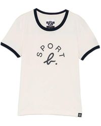 SPORT b. by agnès b. - Logo-Print T-Shirt - Lyst
