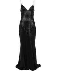 Tom Ford - Crystal-Embellished Evening Maxi Dress - Lyst