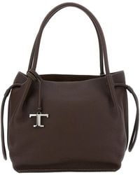 Tod's - Leather Medium Bucket Bags - Lyst