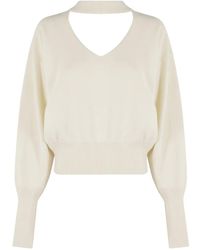 FEDERICA TOSI - Jersey con abertura en el cuello - Lyst