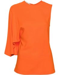 Stella McCartney - Haut Asymétrique À Détail De Cape - Lyst