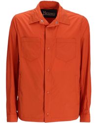 Herno - Multi-pocket Press-stud Shirt - Lyst