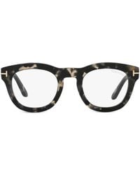Tom Ford - Tortoiseshell Square-Frame Glasses - Lyst