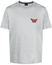 PS by Paul Smith - Heart Logo-print Cotton T-shirt - Lyst
