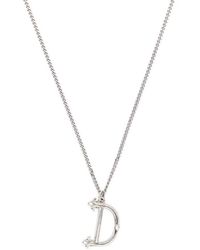 Emanuele Bicocchi - Initial-Pendant Sterling Necklace - Lyst
