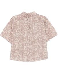 Marc O' Polo - Floral-Print Short-Sleeve Shirt - Lyst