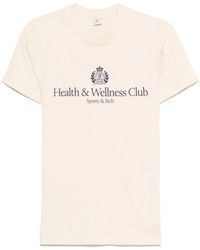 Sporty & Rich - T-Shirt H&W Crest - Lyst