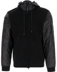 C.P. Company - J-rombe キルティングパネル フーデッドジャケット - Lyst