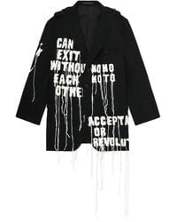 Yohji Yamamoto - Embroidered Blazer - Lyst