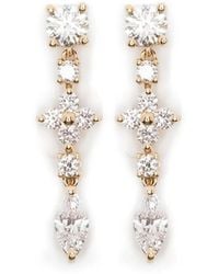 Anita Ko - 18Ct Vivi Diamond Drop Earring - Lyst