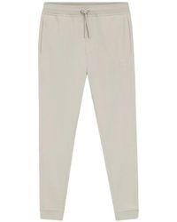 BOSS - Cotton-Terry Sweatpants With Logo Patch - Lyst