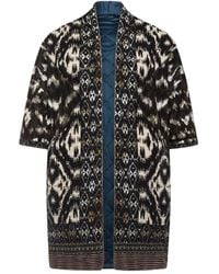 Pierre Louis Mascia - All-Over Pattern Quilted Coat - Lyst