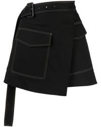 Helmut Lang - Wrap-design Mini-skirt - Lyst