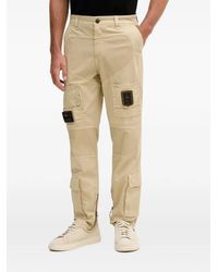 Aeronautica Militare - Logo-Patch Zip-Detail Cargo Pants - Lyst