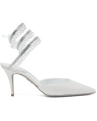 Rene Caovilla - 80Mm Crystal-Embellished Pumps - Lyst